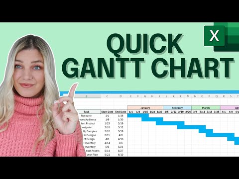 How to make a Gantt Chart in Excel (simples & advanced)