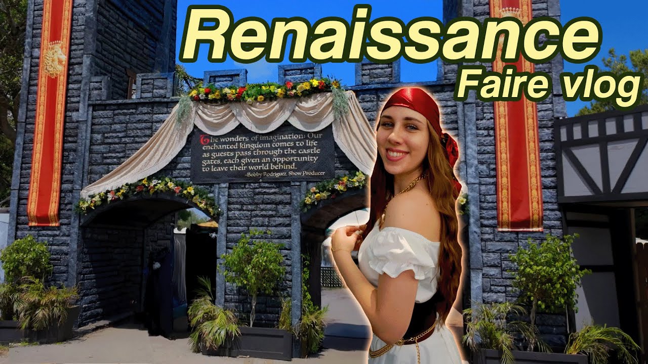 Renaissance Faire vlog ✨🧚 🍄 grwm for ren faire, costume, what Ren Faire is really like
