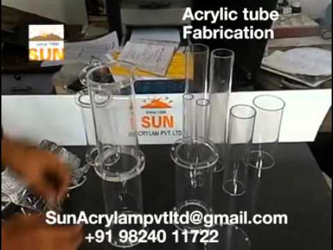 Sun clear transparent acrylic tube, thickness: 1mm-10mm, siz...
