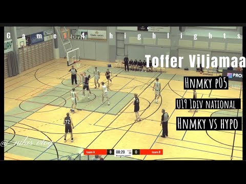 Toffer Viljamaa u19 1div hnmky vs hypo game highlights
