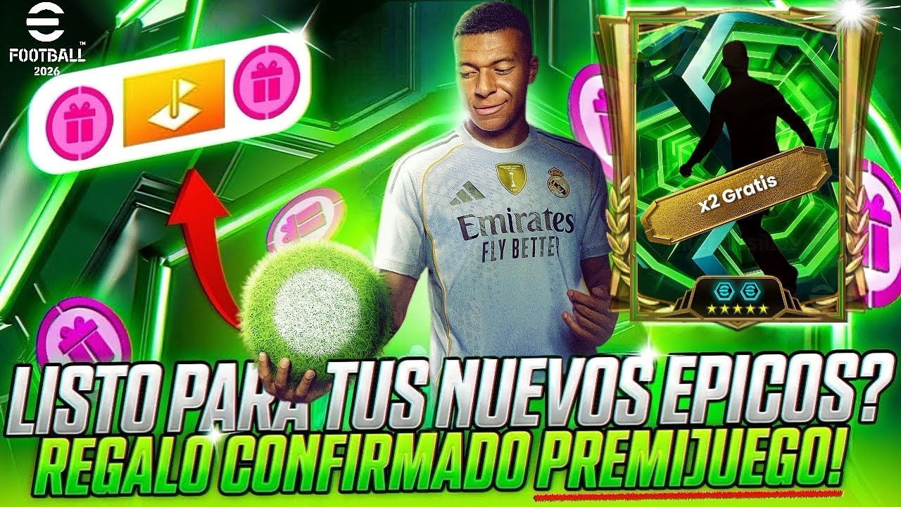 Ultima Hora eFootball🚨Actualizan PremiJuego!🎁Otro Epico GRATIS🎁✅ +POTW CHAMPIONS Y WORLDWIDE🔥