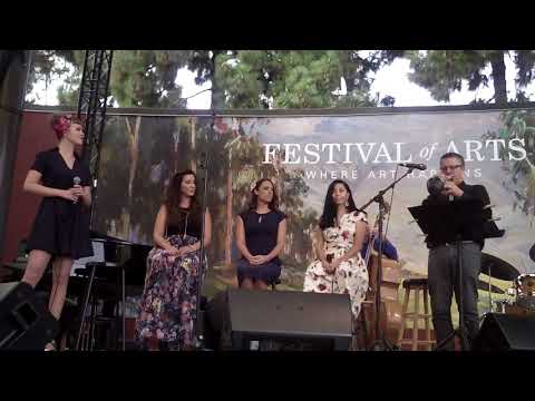 Lia Booth performs Our Love is Here to Stay at the Festival of Arts