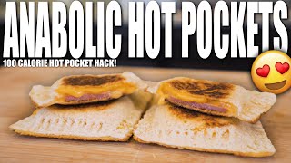 ANABOLIC HAM & CHEESE HOT POCKETS | 100 Calorie Homemade Hot Pocket Recipe