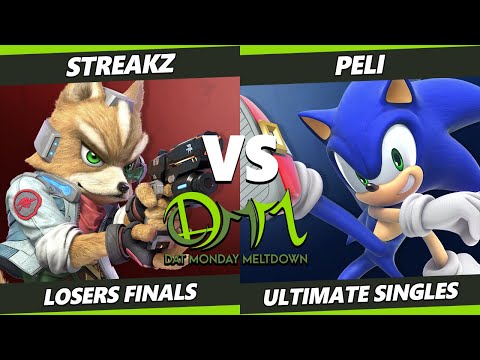 DAT Monday Meltdown 216 Losers Finals - Streakz (Fox) Vs. Peli (Sonic) SSBU Ultimate Tournament