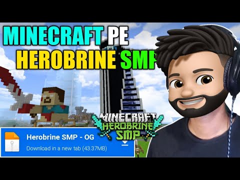 How To Download HEROBRINE SMP In Minecraft 1.20 🤯 | Minecraft Server SMP