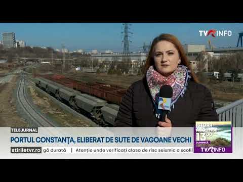 Sute de vagoane vechi ale CFR Marfă au fost mutate din portul Constanța
