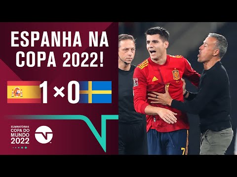 Gols e lances de Espanha x Suécia