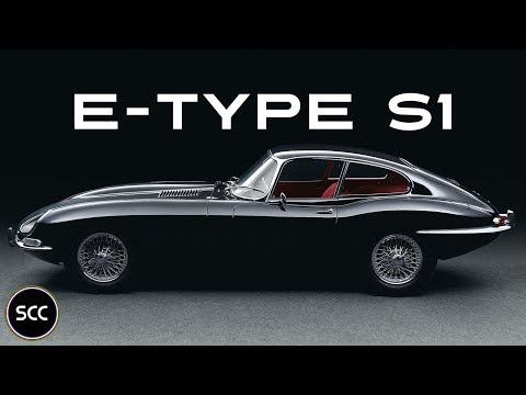 JAGUAR E-TYPE S1 / Series 1 4.2 Coupé 1965 - Modest test drive - XK-E E Type engine sound | SCC TV