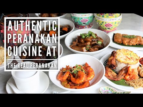 Culinária Peranakan autêntica no The Real Peranakan