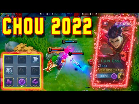 CHOU COMBO SKILL 2022 || CHOU NO FREESTYLE || CHOU MOBILE LEGENDS || CHOU HACK DAMAGE BUILD || BOBTL