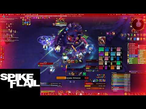 Spike Flail vs  Mythic Shad'har the Insatiable   Aff Lock RL PoV