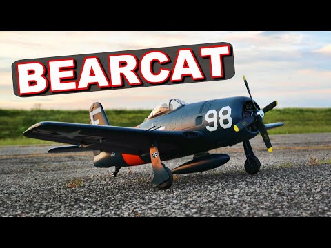 UNDER $200 WARBIRD RC PLANE with RETRACTS!!! - Arrows F8F Bearcat - TheRcSaylors