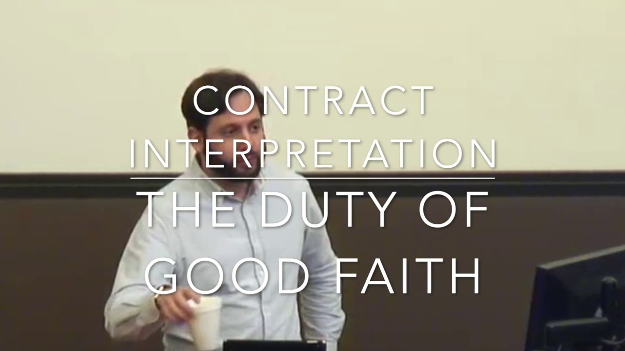 What does good faith mean in contracts? Tipseri