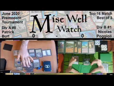 June 2020 Premodern Monthly - Top 16 Match - Oath-Wish-Tron vs Balancing Tings