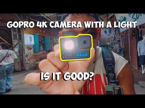 First look at GoPro 4K Camera with a light - Street vlog in Bangkok