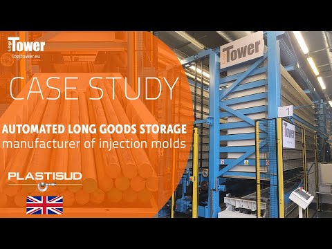 LOGITOWER: Plastisud - long goods storage system for manufacturer of injection molds
