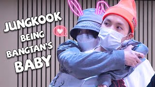 Jungkook being Bangtan's Baby (Cute moments)
