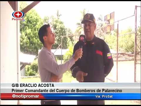 El primar Cmdt. del cuerpo de bomberos del Mcpio. Palavecino ofrece balance sobre precipitaciones