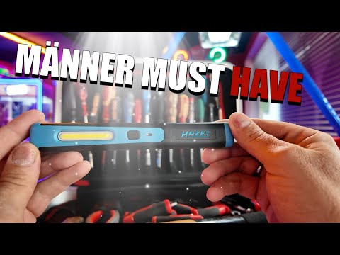 The perfect workshop lamp: HAZET LED pen lamp 1979 11 in the test