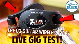 Video thumbnail for XVIVE U2 Wireless Guitar System Live Gig Test by intheblues