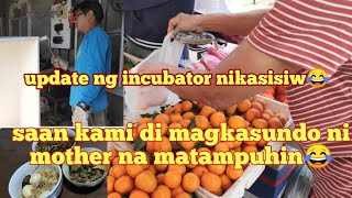 saan kami di magkasundo ni mother na matampuhin 😂, update ng incubator ni kasisiw😂