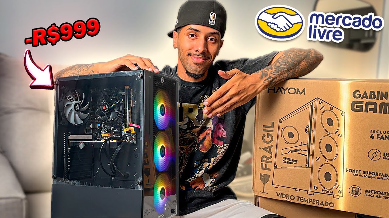 COMPREI O PC GAMER MAIS BARATO DO MERCADO LIVRE E ELE EXPLODIU KKKKK (Não é click bait) 😓