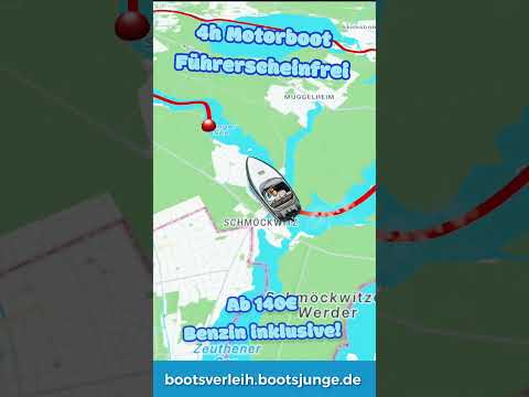 Rund um die Müggelberge FSF 4 h Motorboot - Bootsverleih Berlin