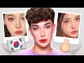 TRYING A FULL FACE OF KOREAN MAKEUP