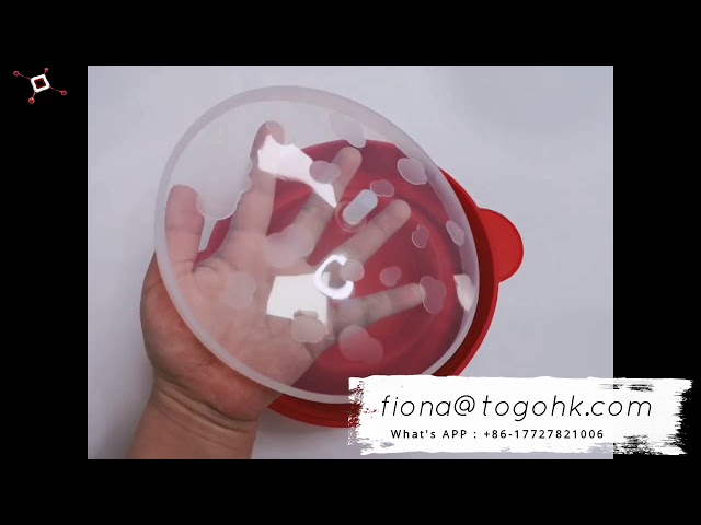 Vídeo relacionado con Cuenco para palomitas de maíz apto para microondas, resistente al calor, para palomitas de maíz de silicona, 90 g, plegable, con tapa, para casa, viajes, accesorios sin BPA para noches de cine