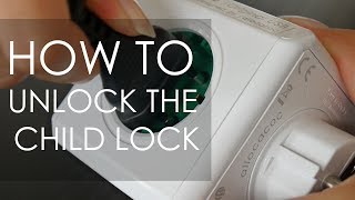 How to: Unlock the child-lock