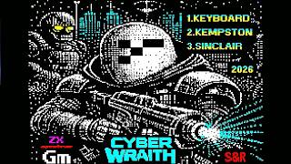 CYBER WRAITH (2026) - ZX Spectrum 128K game! - DVDfeverGames