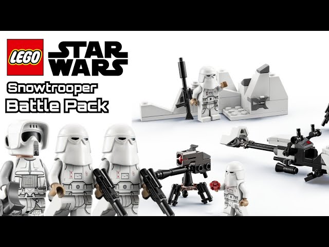 Vídeo relacionado con LEGO 75320 Star Wars Pack de Batalla: Soldados de Las Nieves, Incluye 4 Minifiguras, Armas y Moto de Juguete del Imperio Contraataca, Regalo para Niños y Niñas a Partir de 6 Años