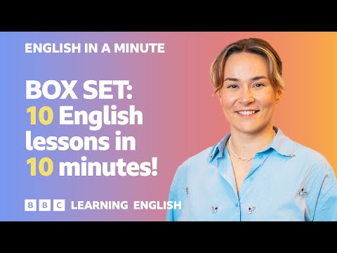 BBC學英文上課啦！英文變自然的關鍵，不是單字，是「怎麼一起用」！ (BOX SET: English In A Minute 28 – TEN English lessons in 10 minutes!)