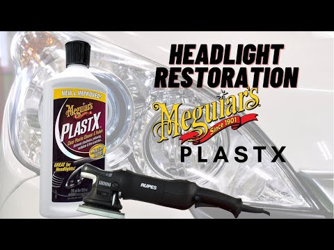 Meguiars Plastx headlight detailing