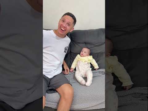 O BARRIGÃO DO BEBÊ FICOU INCHADO 🤣