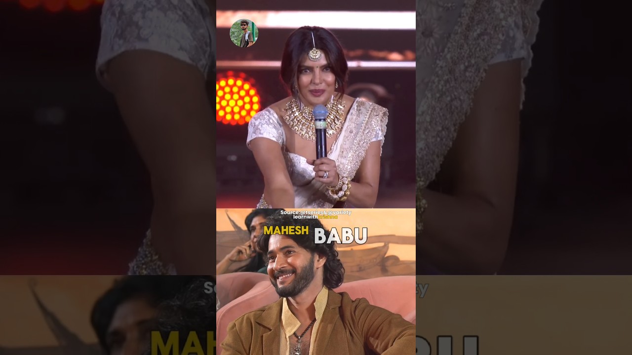 Priyanka Chopra❤️‍🔥Blush Mahesh Babu ? | Varanasi #Globetrotter Event