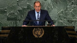 REPLAY : Russian FM Lavrov slams West for 'grotesque' Russophobia in his UN speech • FRANCE 24