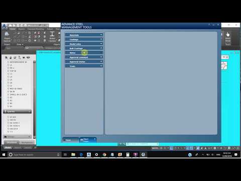 ADVANCE STEEL 2019 TUTORIAL-How to adding a New Model Role-DW
