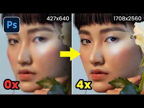 (Easy) Convert Low Resolution to High Resolution Photo in Photoshop