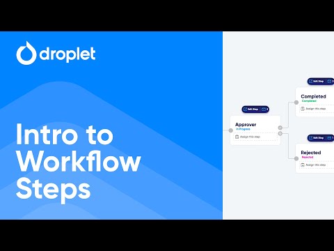 Droplet Rapid | Intro to Workflow Steps • Form-Builder Series
