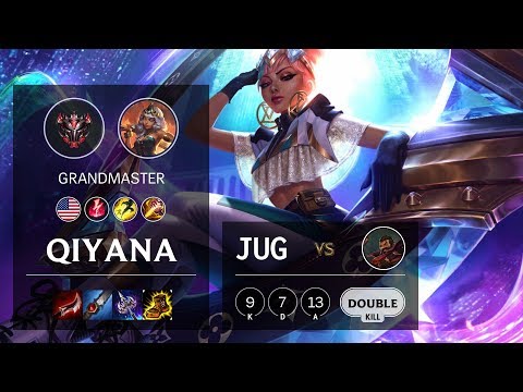 Qiyana Jungle vs Graves - NA Grandmaster Patch 10.8