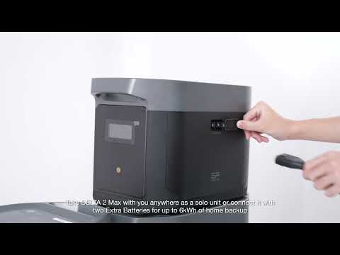 Station de charge portable Ecoflow Delta 2 Max - 2048Wh - 12V/230V - Batterie lithium-ion performante_5