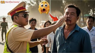 TÊN CSGT GIẢ MẠO TUNG CÚ TÁT TRỜI GIÁNG XUỐNG NGƯỜI ĐÀN ÔNG NHƯNG KHÔNG NGỜ SAU LƯNG LÀ MỘT THẾ LỰC