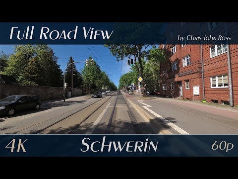 Schwerin, Germany: Wismarsche Straße, B104 - 4K (UHD/2160p/60p) Video