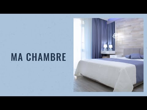 Ma chambre. My room - vocabulary. Let us learn French. Apprenons le francais