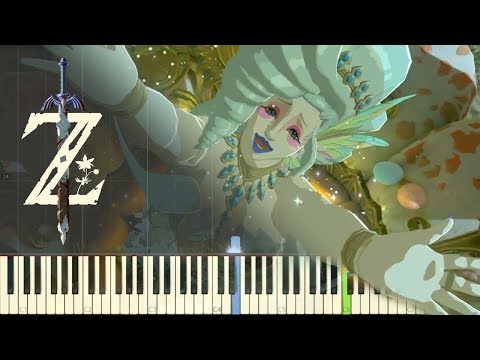The Legend of Zelda: Breath of the Wild - Great Fairy Fountain - Piano (Synthesia) Video