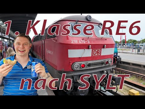1. Klasse nach Sylt mit RE 6 Doppelstockwagen und ICE-2