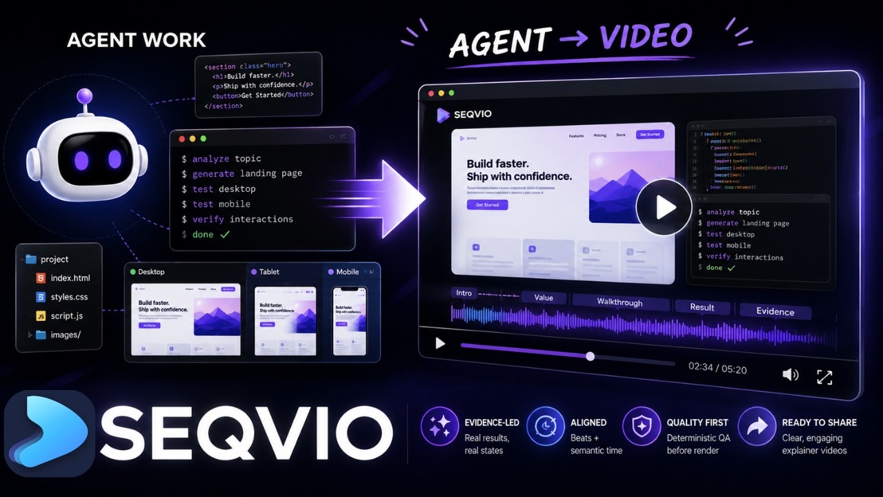 Seqvio narrated demo preview