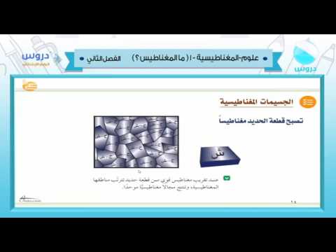 الرابع الابتدائي | الفصل الدراسي الثاني 1438/ علوم | المغناطيسية-1(ماالمغناطيس؟)