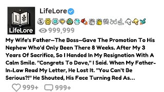 Download lagu My Wife's Father—The Boss—Gave The Promotion To His Nephew Who'd Only Been There 8 Weeks. mp3 Download lagu My Wife's Father—The Boss—Gave The Promotion To His Nephew Who'd Only Been There 8 Weeks. mp3